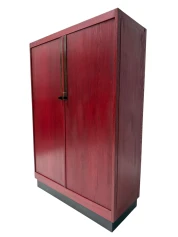 Art Deco Modernist Armoire by A.H. Jansen for L.O.V. Oosterbeek, 1920s 2